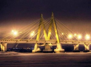 Мост зимой