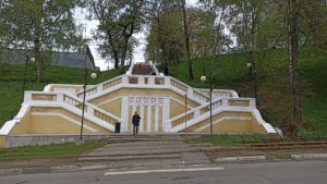 Театральная лестница в Нижнем Новгороде