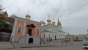 Церковь Рождества Иоанна Предтечи на площади Народного единства Нижний Новгород