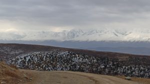 Вид на горы с Акташского ретранслятора